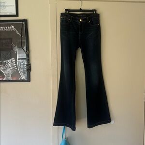 Michael Kors Dark Blue Flare Jeans